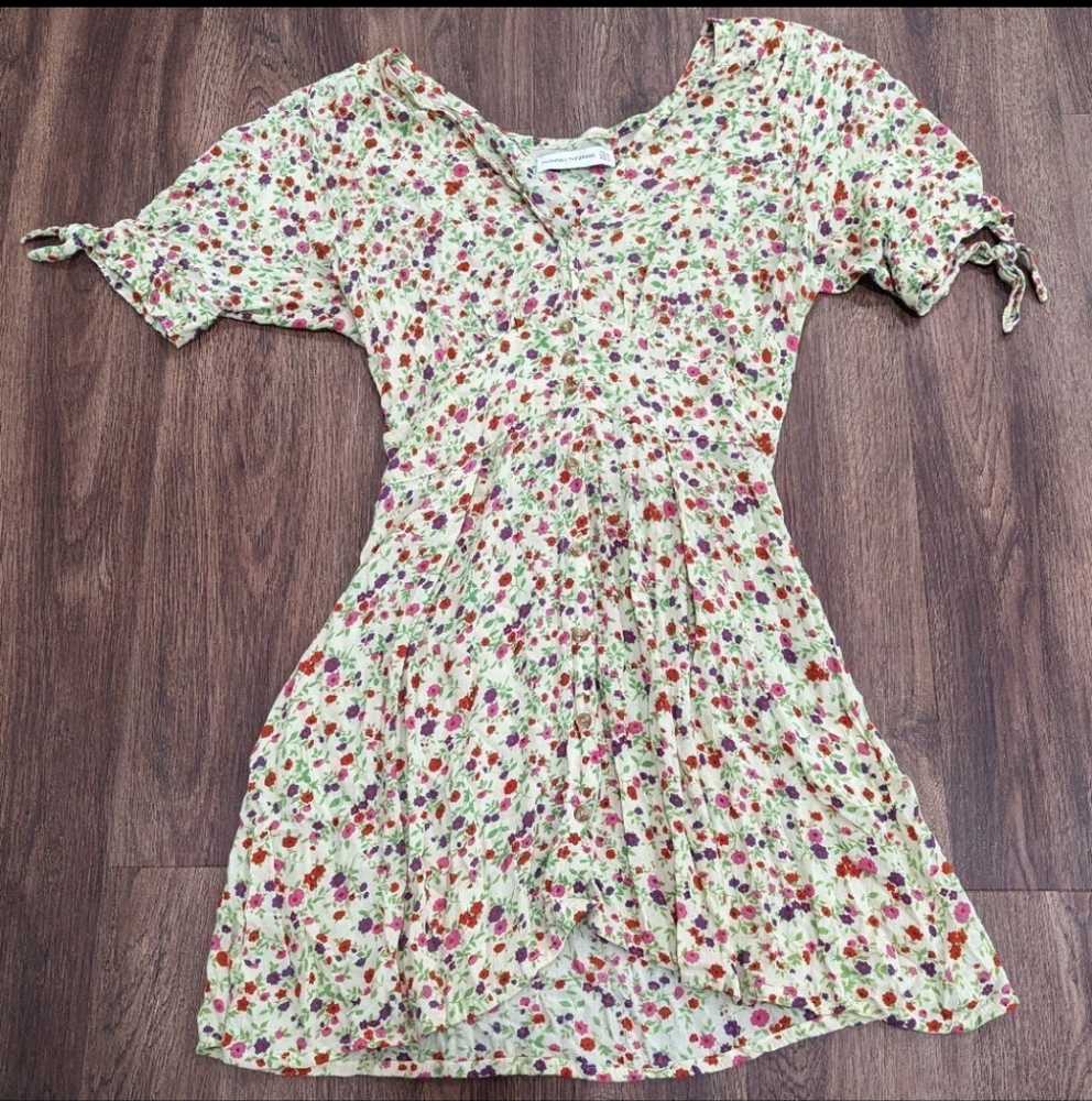Faithfull the brand Marianne mini dress Bastille floral print size 6/ M